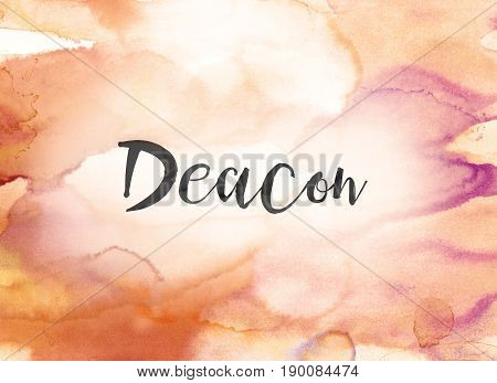 Deacon Concept Watercolor And Ink Painting