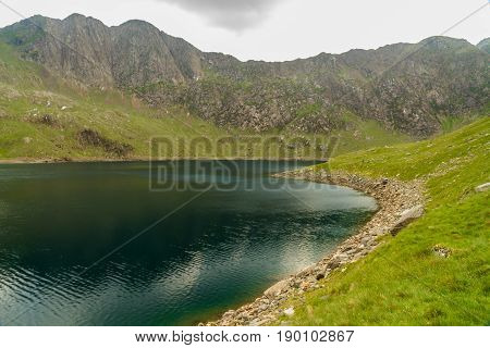 Snowdon Miners Track By Llyn Llydaw