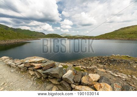 Snowdon Miners Track By Llyn Llydaw