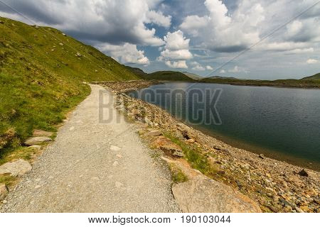 Snowdon Miners Track By Llyn Llydaw