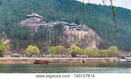 View Of Pagodas On East Hill Longmen Grottoes