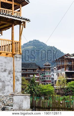 Country Houses Iand Backyard In Chengyang