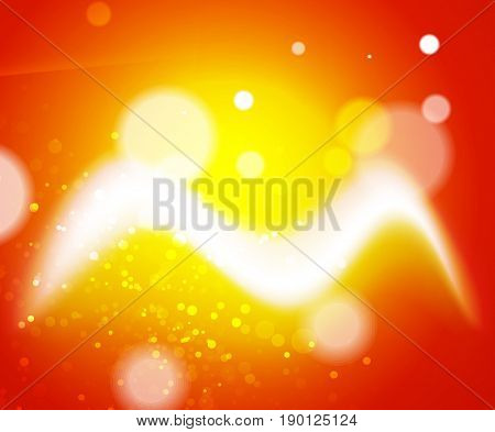 Shiny wave, magic light efffect abstract background
