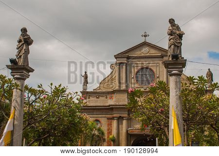 Dumaguete Cathedral at Dumaguete City, Philippines. Historic building