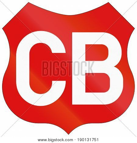 Road Marker For National Road Dn Cb In Romania