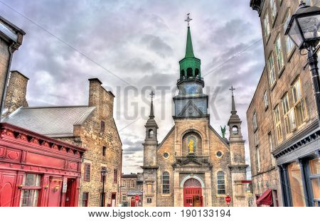 The Notre Dame de Bon Secours Chapel in Montreal, Canada