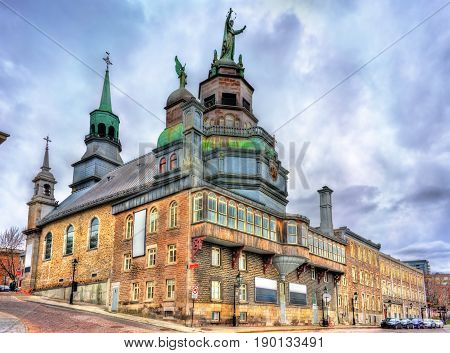 The Notre Dame de Bon Secours Chapel in Montreal, Canada