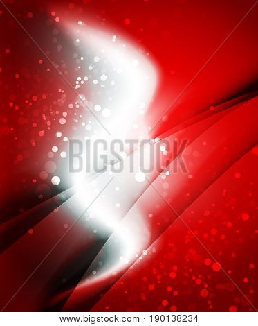 Shiny wave, magic light efffect abstract background