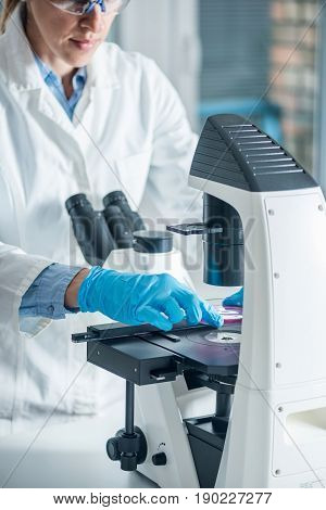Laboratory Work, Toned Image, Indoors, One Person Only