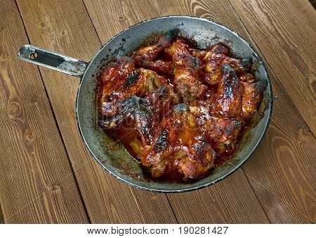 Italian Chicken Wings In Sauce