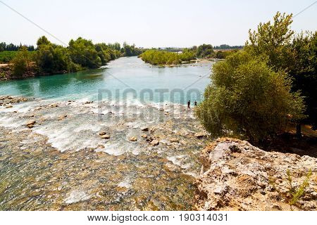 Near The River And Nature