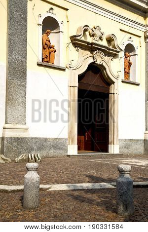 Italy  Lombardy      The Vanzaghello   Old   Church   R Wall