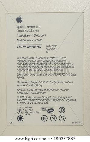 Vintage Macintosh Computer