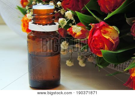 Essential Oil And Rose
