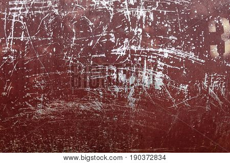 Textured Color Paint On Metal Background