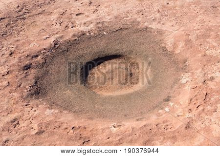 The Surface Of Fine Red Sandstone