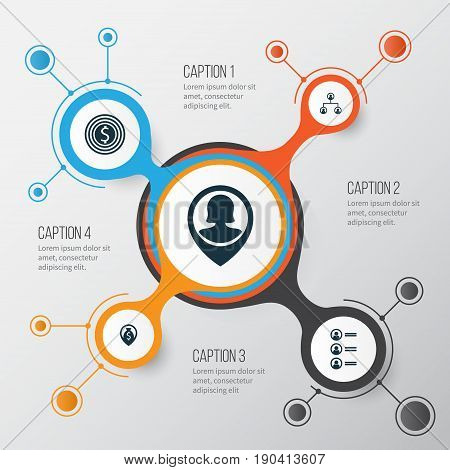 Human Icons Set. Collection Of Business Goal, Job Applicants, Tree Structure And Other Elements. Also Includes Symbols Such As Pin, Money, Female.