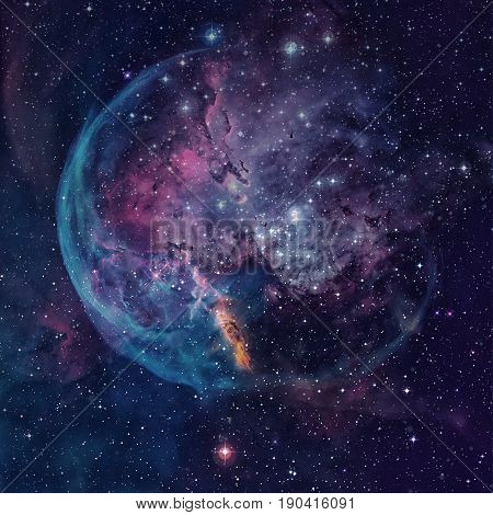 The Eagle Nebula. Elements Of This Image Furnished By Nasa.