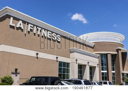 Indianapolis - Circa June 2017: LA Fitness Health Club Location. LA Fitness locations include weight equipment pools and a juice bar 