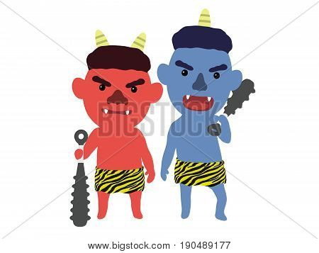 Cute Japanese demon called 