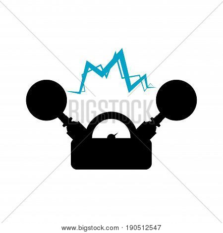 Tesla coin machine icon vector illustration graphic design