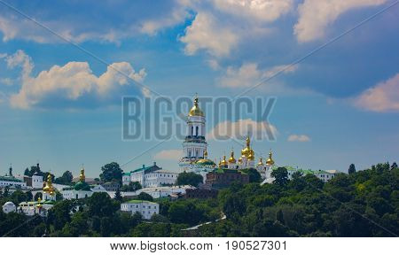 heritage ancient cathedral monastery and museum with caves of Saints at Kyiv Ukraine