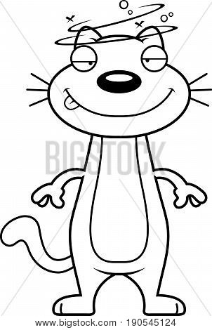 Drunk Cartoon Cat