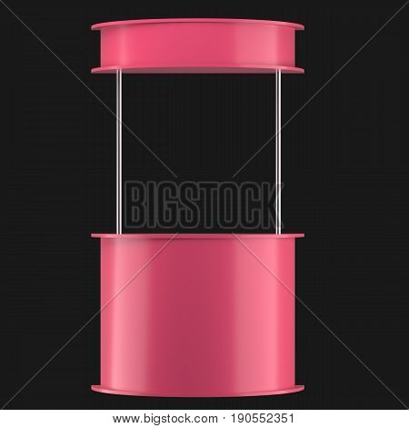 Sales Point Stand 3D Illustration