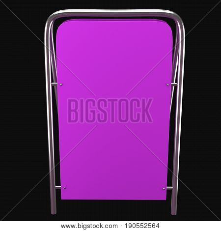 Sales Point Stand 3D Illustration