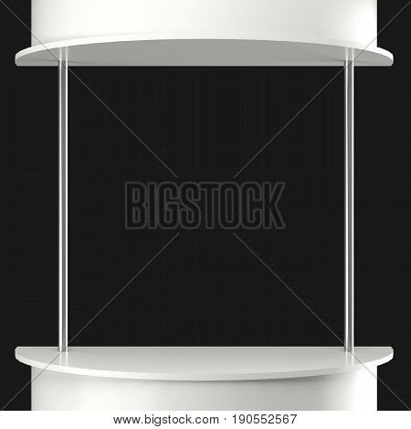 Sales Point Stand 3D Illustration