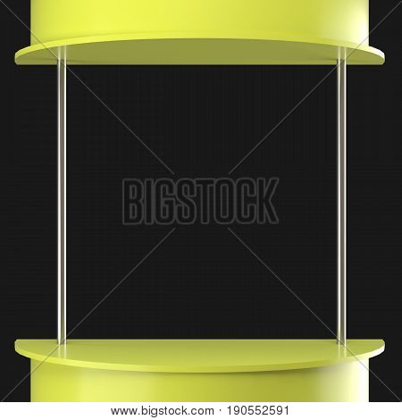 Sales Point Stand 3D Illustration