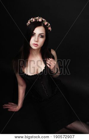 Portrait Of Young Brunnete Woman