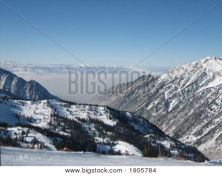 Kleine Cottonwood-Tal im Winter