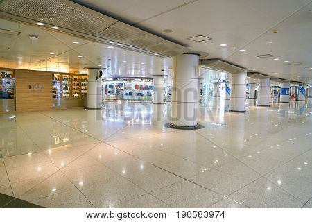 INCHEON, SOUTH KOREA - CIRCA MAY, 2017: inside Incheon International Airport.