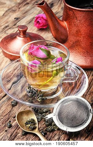 Floral Tea With Tea Rose
