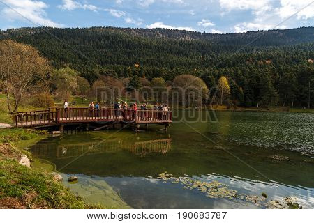 Pier In Golcuk National Park