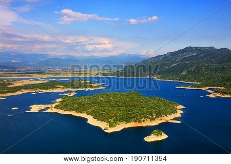 Slansko Jezero lake in Montenegro, Europe