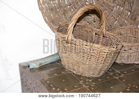 Basket of hard vines in the Cossack house