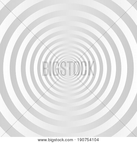 gray and white concentric circles background. vector