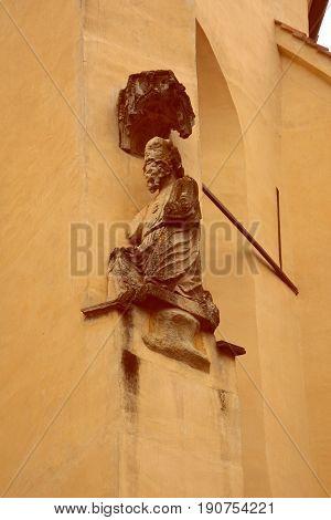 Medieval city Sighisoara. Urban landscape in the downtown of the medieval city Sighisoara, Transylvania