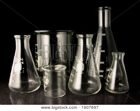 Erlenmeyer Flasks And Beakers