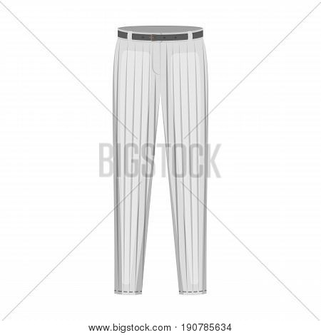 Uniform pants baseball. Baseball single icon in cartoon  vector symbol stock illustration .