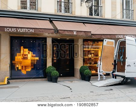 Delivery Van For The Fashion Store Louis Vuitton