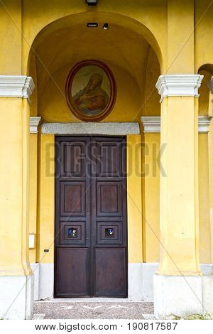 Italy  Lombardy       The Vanzaghello   Old   C  Brick Tower Wall