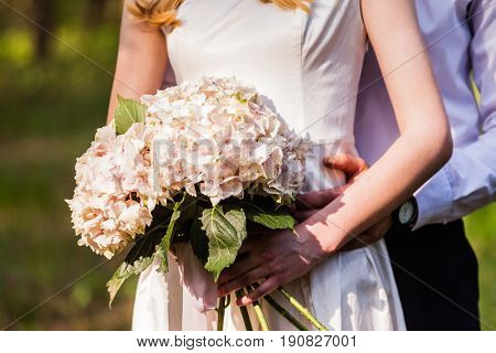 wedding in the forest