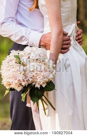 wedding in the forest