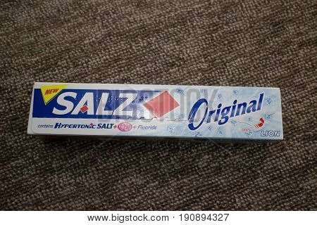 Product Shot Of Salz Original Toothpaste.