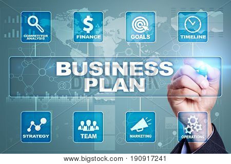 Business plan and strategy concept. Business concept.