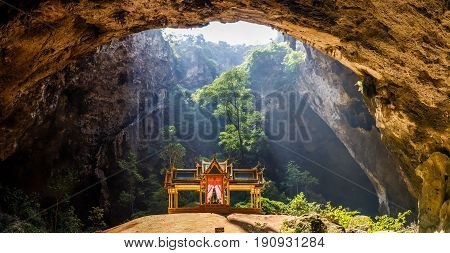 Phraya Nakhon Cave. Khao Sam Roi Yot National Park in Thailand