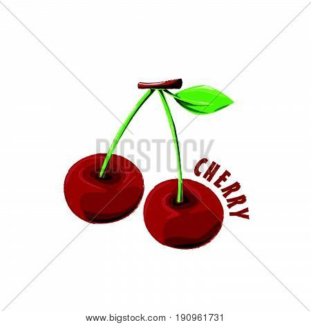 logo icon design Symbol Cherry farm Creative